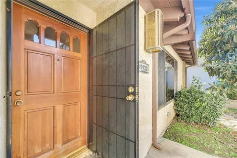 a view of front door