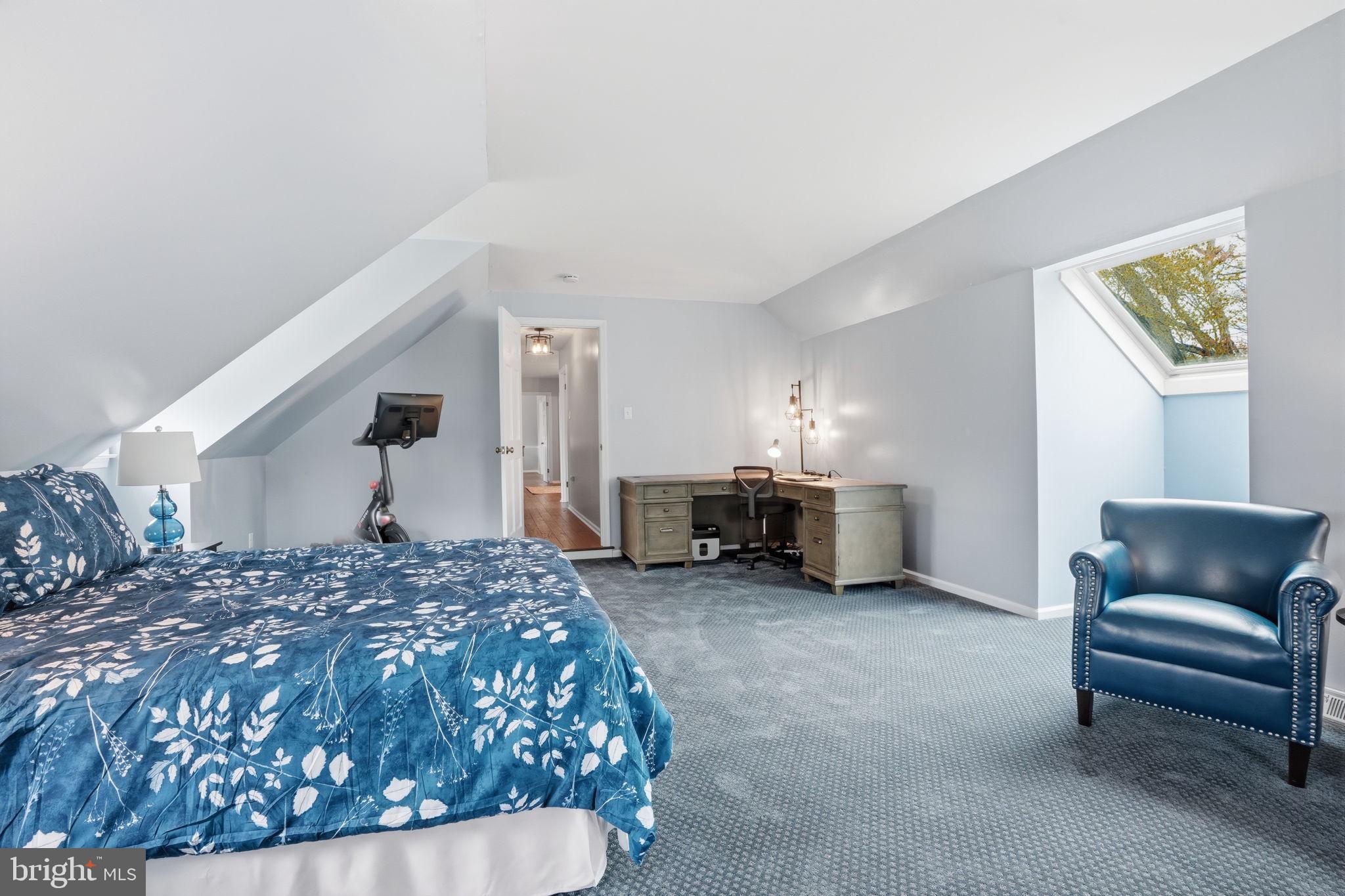 1431 Silo Road Yardley, PA 19067 - Photo 20 of 32 a bedroom with a bed and a couch