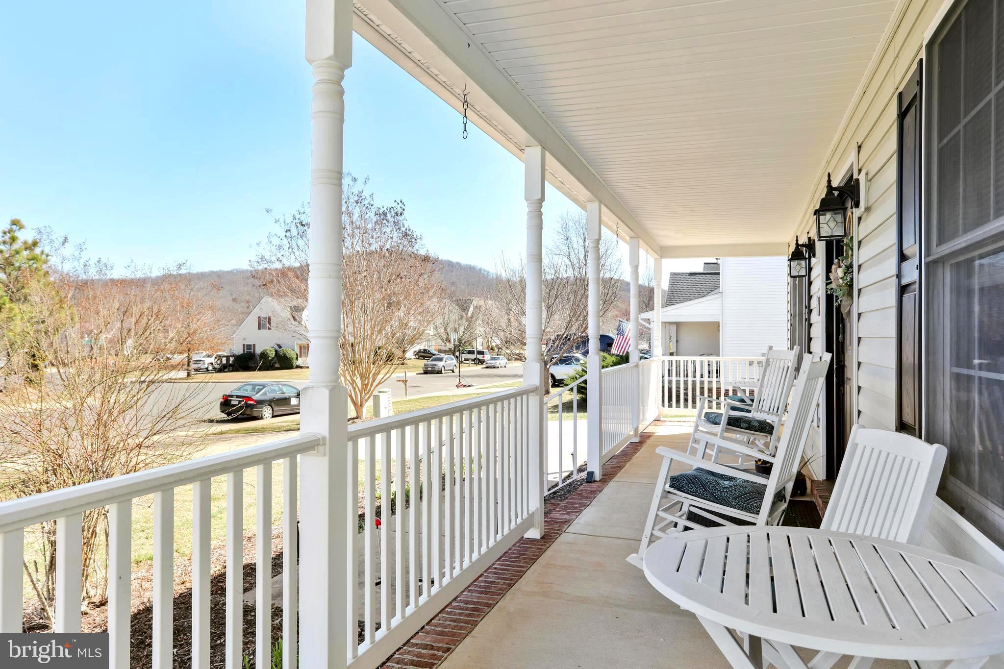 1147 Happy Ridge Drive Front Royal, VA 22630 - Photo 33 of 42 a view of a balcony with wooden floor