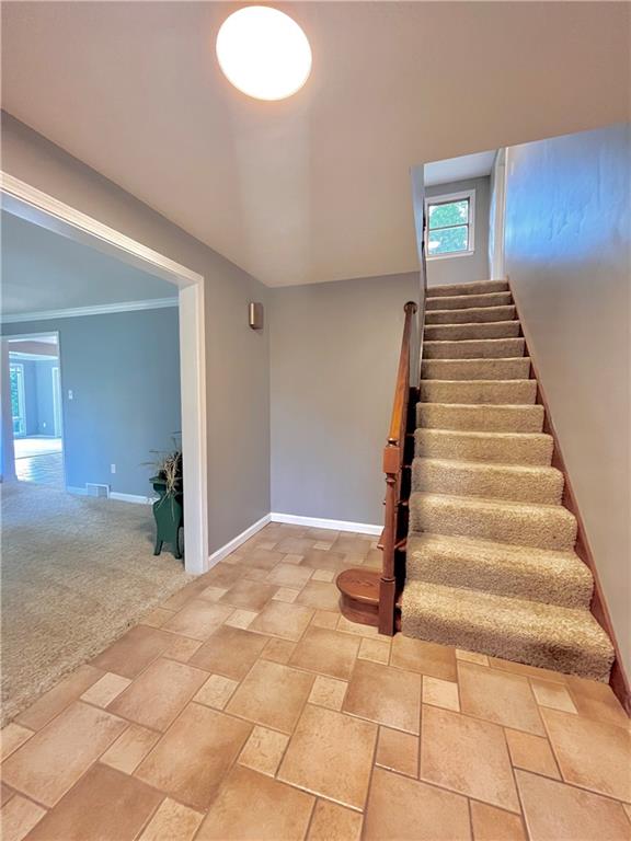 475 Bradys Ridge Road Beaver, PA 15009 - Photo 5 of 38 a view of entryway and hall with wooden floor