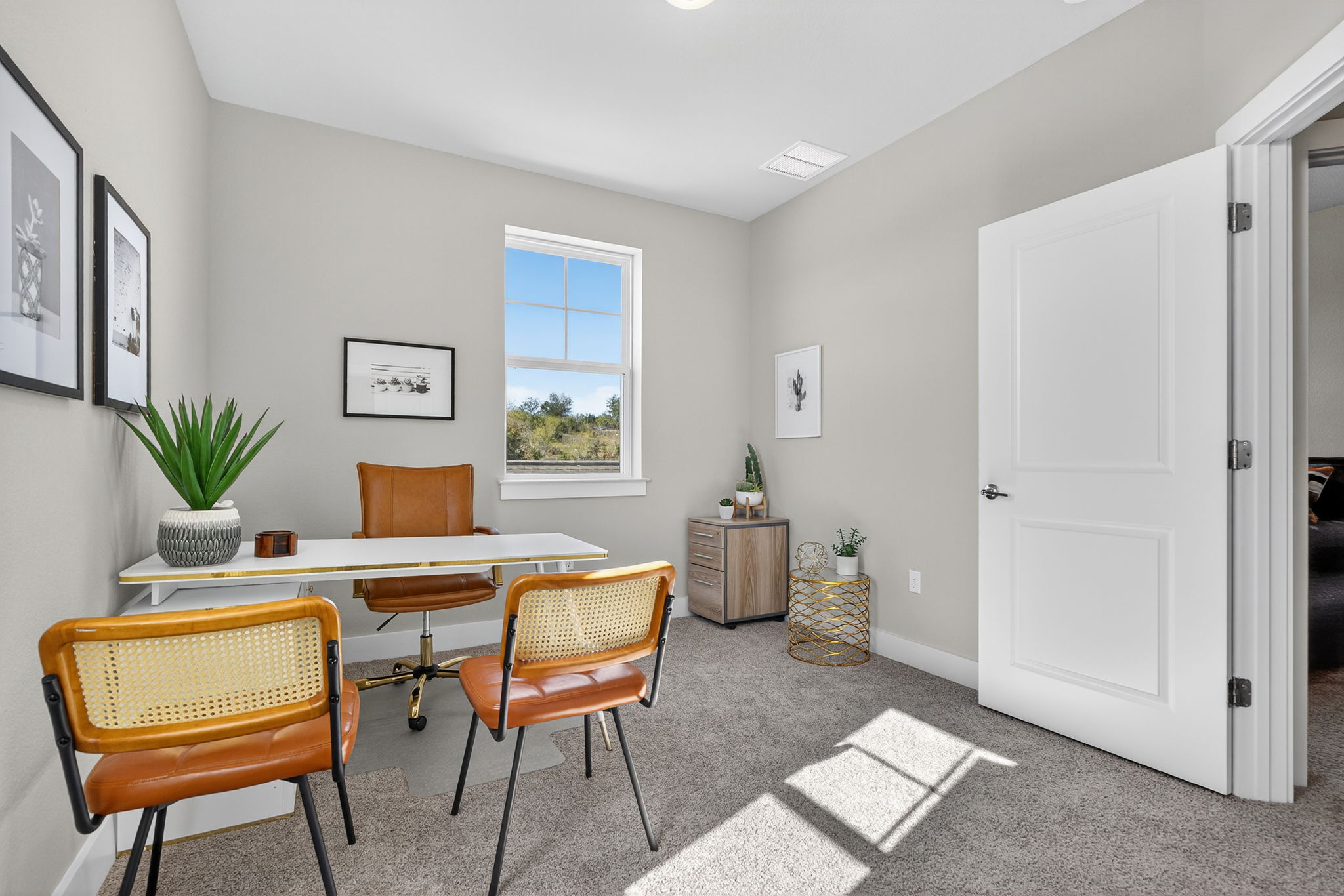 5902 Rotunda View Austin, TX 78747 - Photo 29 of 38 Office with baseboards and light carpet