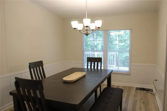 a living room with a fireplace
