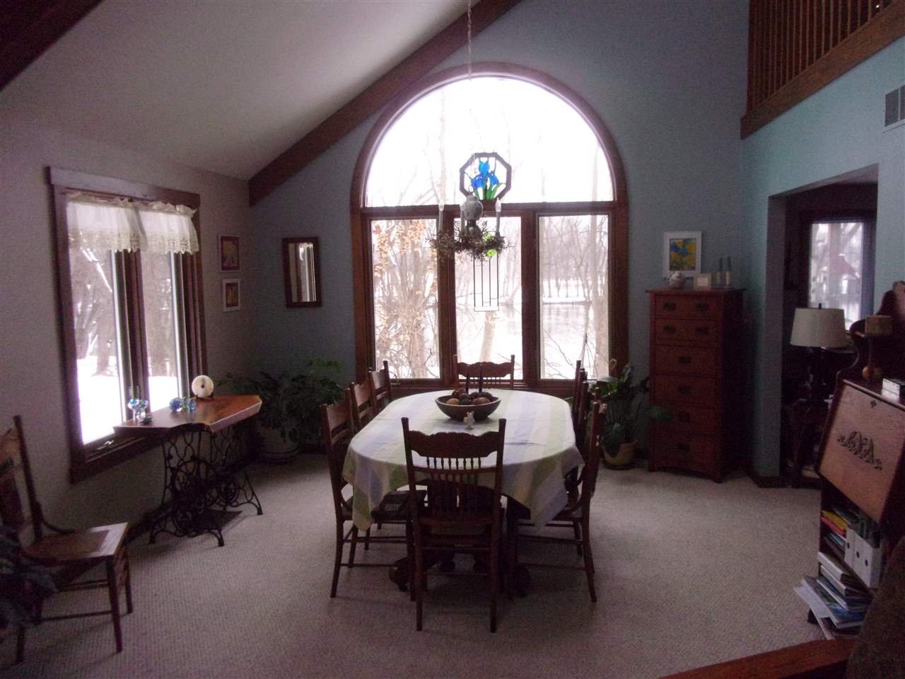3745 Freeport Road Rockton, IL 61072 - Photo 14 of 24 a dining room with furniture and window cabinet