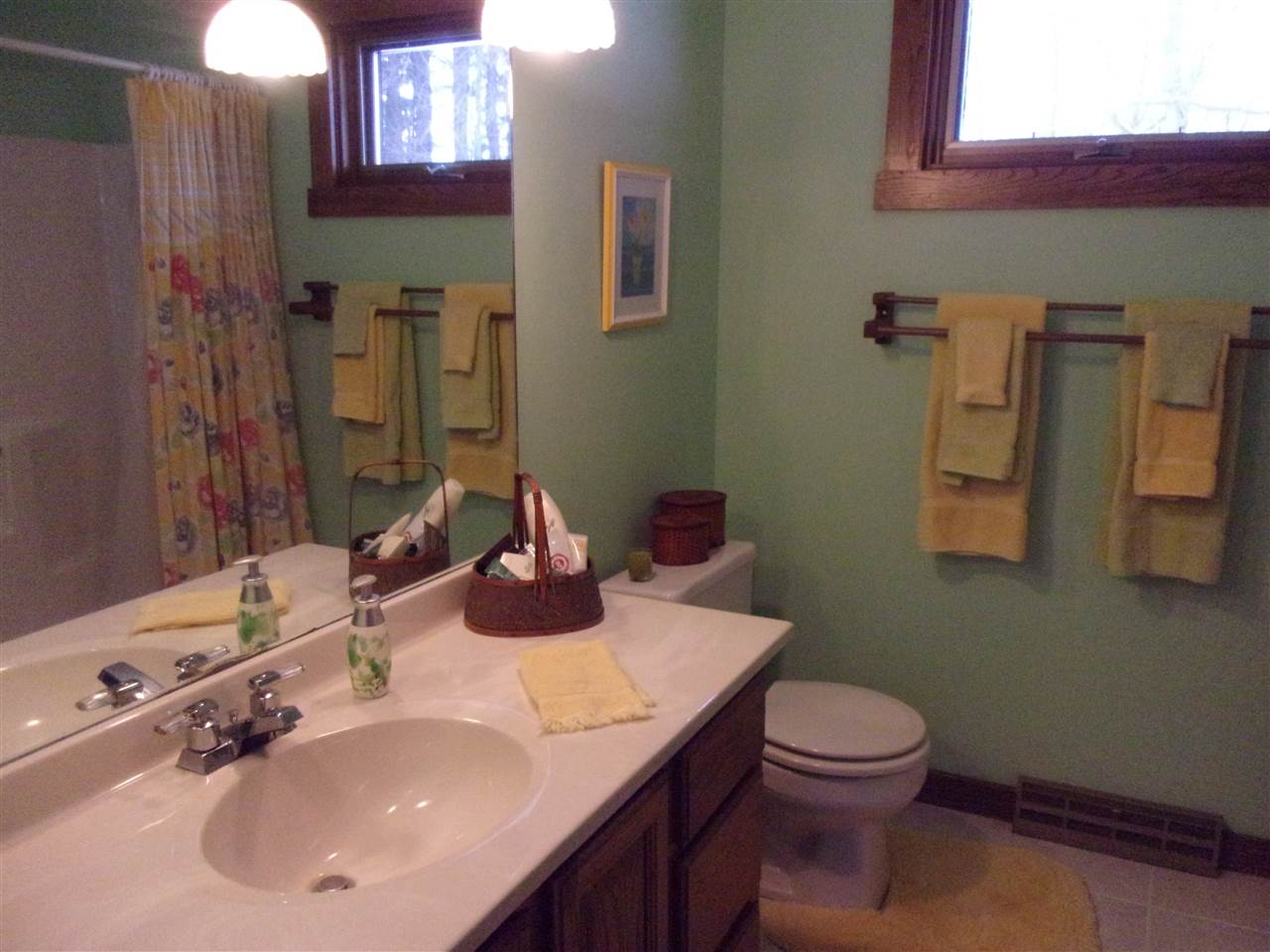 3745 Freeport Road Rockton, IL 61072 - Photo 20 of 24 a bathroom with a toilet sink and mirror