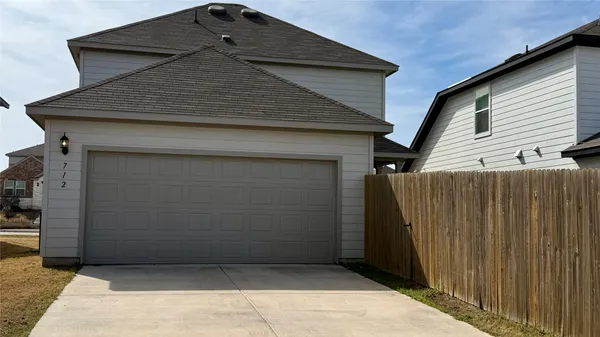 a side view of a house