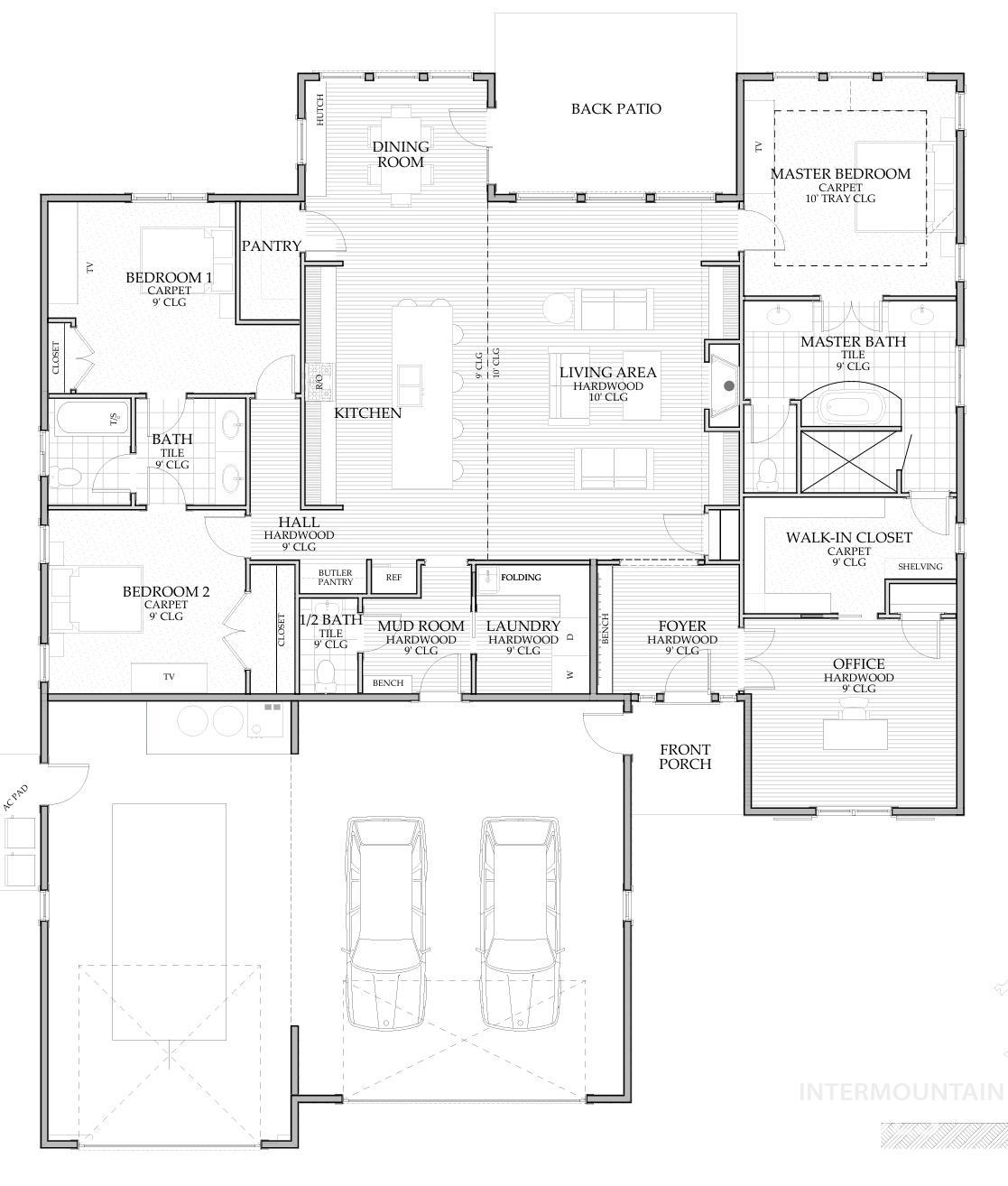 View of room layout