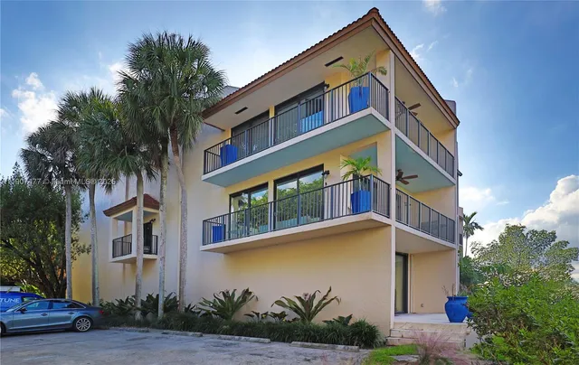a view of a balcony with lake view