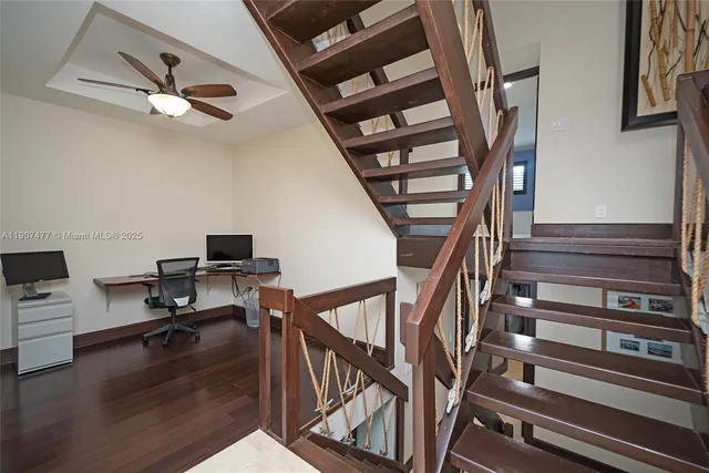 a front view of a house with balcony