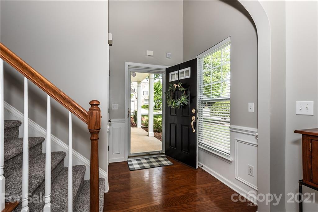 151 Whitley Mills Road Fort Mill, SC 29708 - Photo 3 of 33 a view of entryway with livingroom and wooden floor
