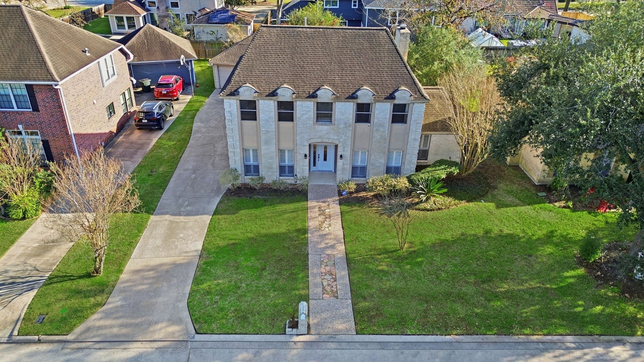 3607 El James Drive Spring, TX 77388 - Photo 45 of 50 Look at that pretty house! We have tried to find another one in Cypresswood with the same facade but have not yet found one. Great neighbors and on a cul-de-sac!