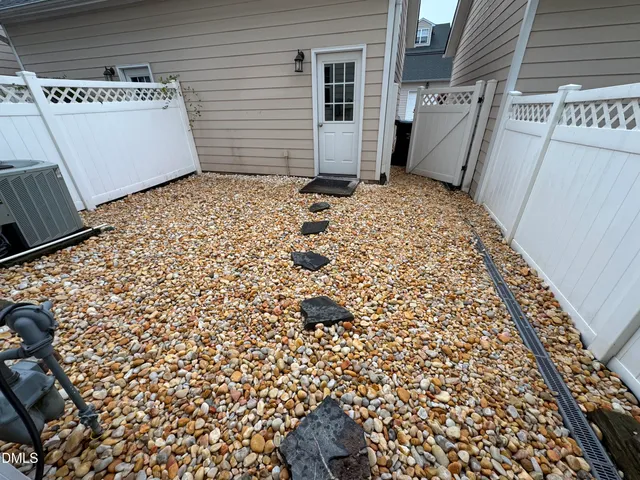 a view of front door of house