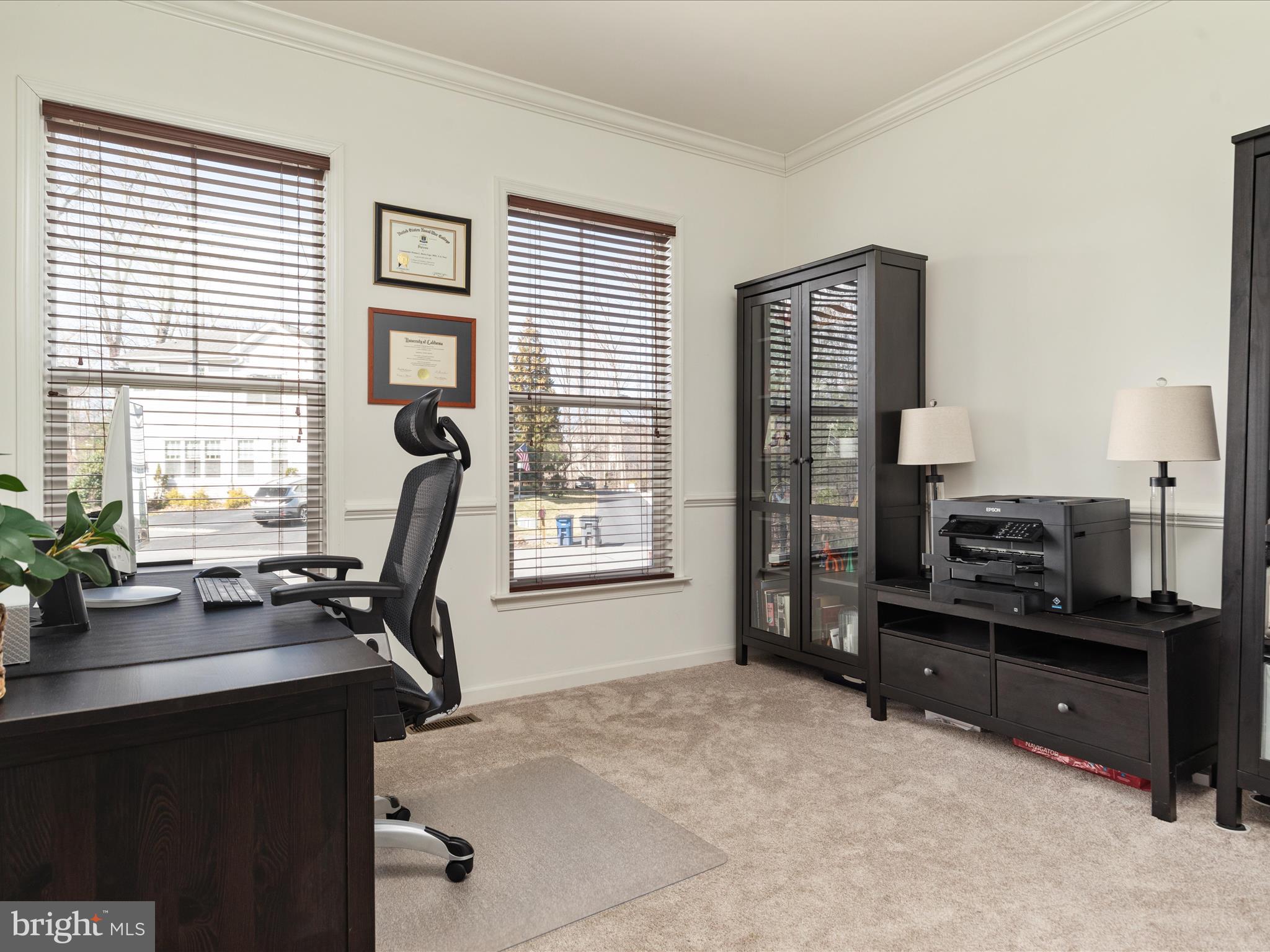 14353 Northbrook Lane Gainesville, VA 20155 - Photo 15 of 63 a view of a workspace with furniture and a window