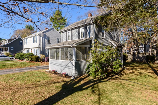 28 Partridge Road Weymouth, MA 02190 - Photo 20 of 22 a view of a white house with a yard