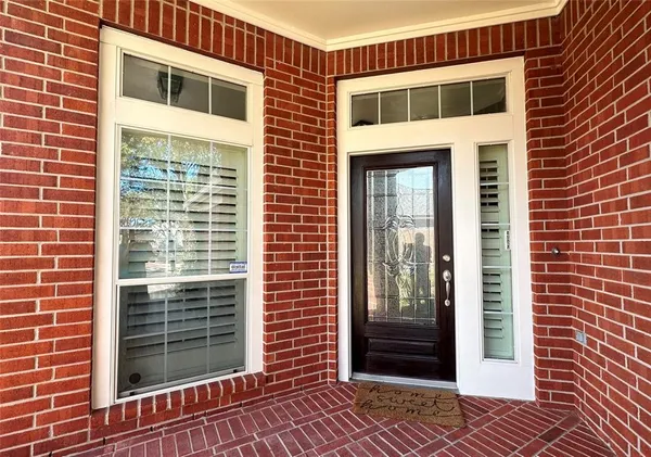 a view of front door of house