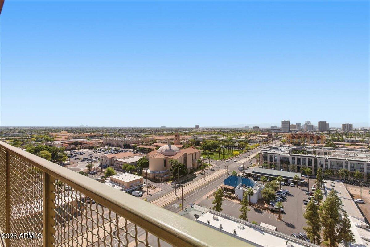 4750 North Central Avenue, Unit B14 Phoenix, AZ 85012 - Photo 25 of 57 a view of a city from a balcony