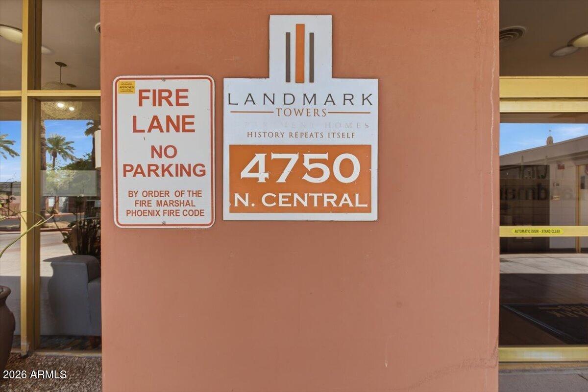 4750 North Central Avenue, Unit B14 Phoenix, AZ 85012 - Photo 7 of 57 a sign that is on the wall of a building