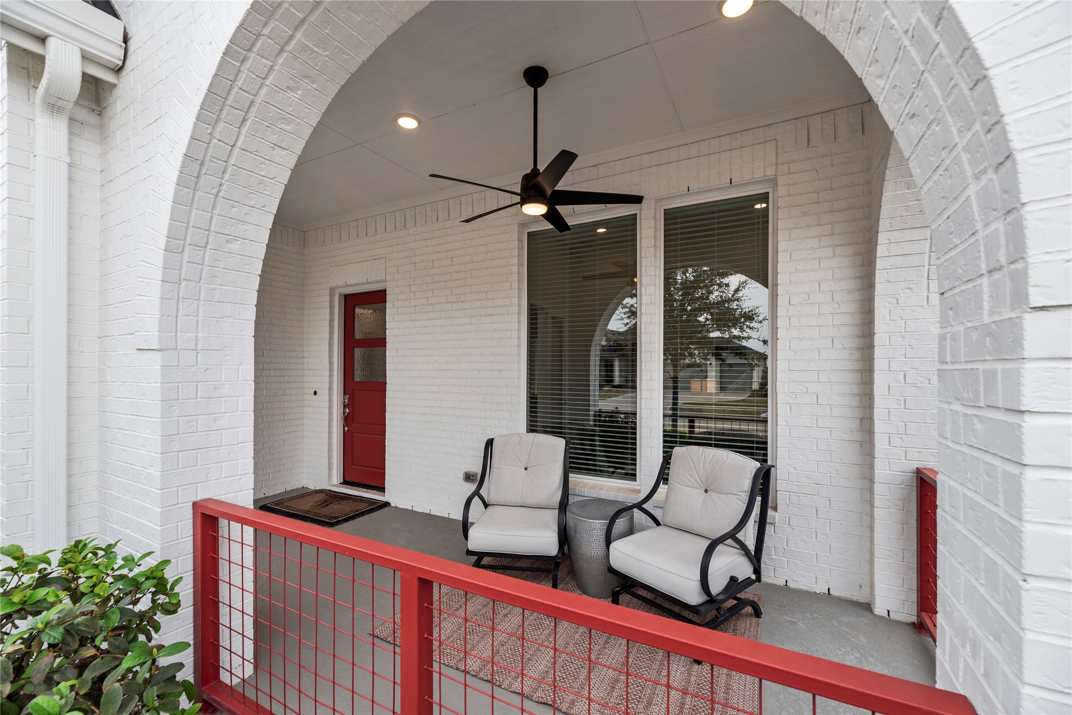 5535 Water Terrace Lane Fulshear, TX 77441 - Photo 5 of 43 a view of a hallway with chairs and a potted plant