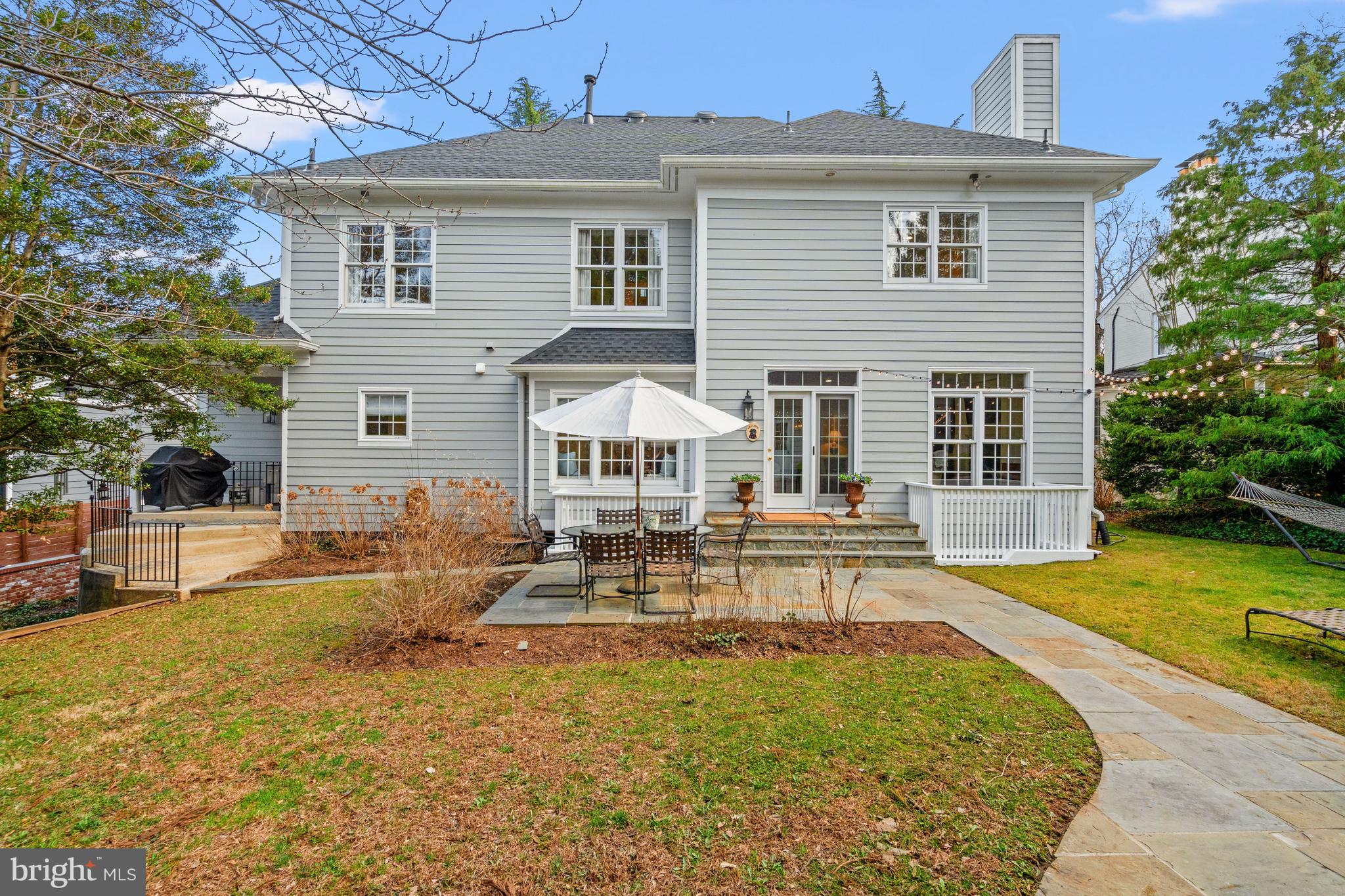 7722 Brookville Road Chevy Chase, MD 20815 - Photo 30 of 33 Rear Patio / Yard