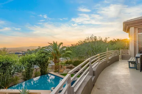 a view of a lake with a mountain