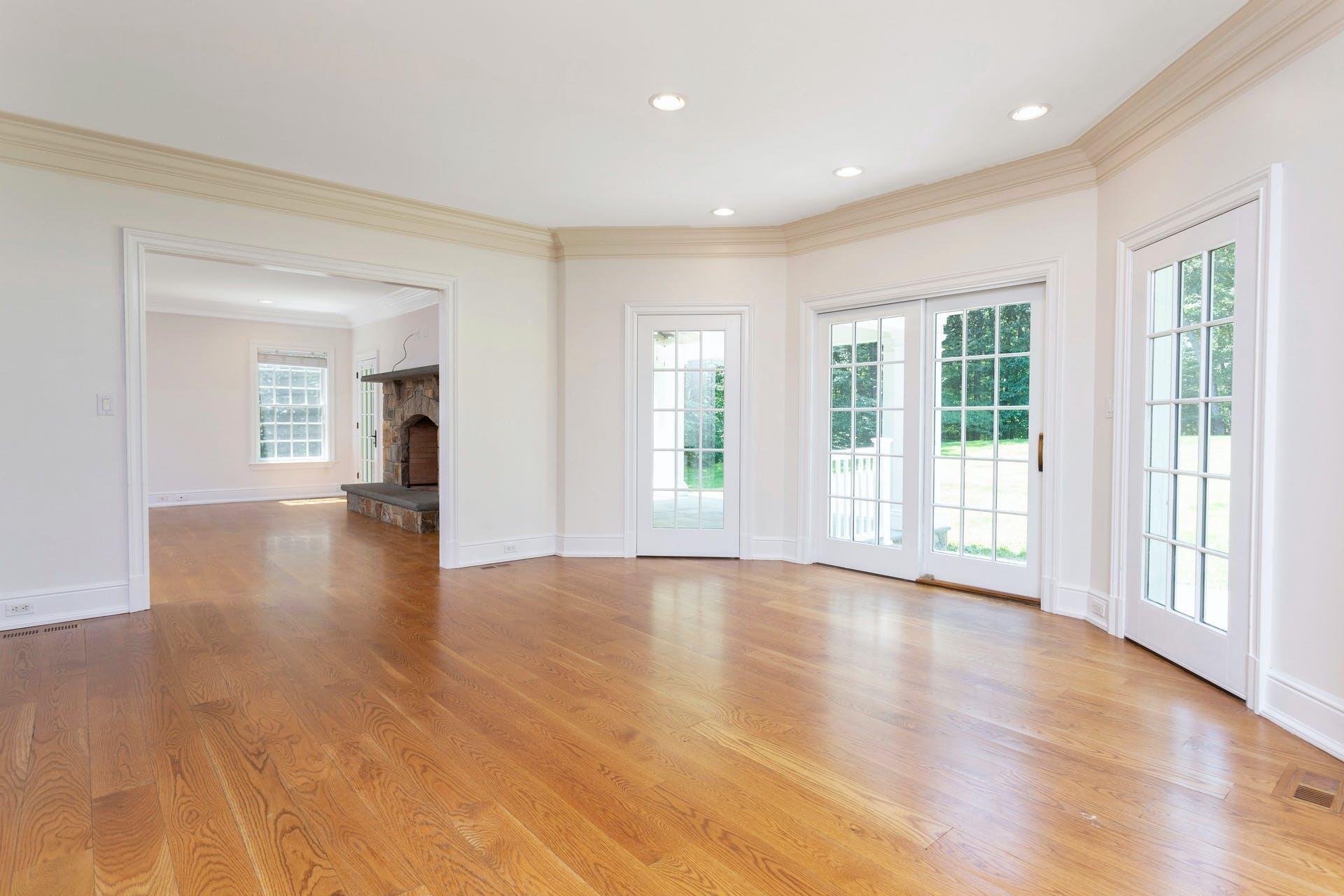 274 Mariomi Road New Canaan, CT 06840 - Photo 12 of 56 a view of an empty room with wooden floor and a window