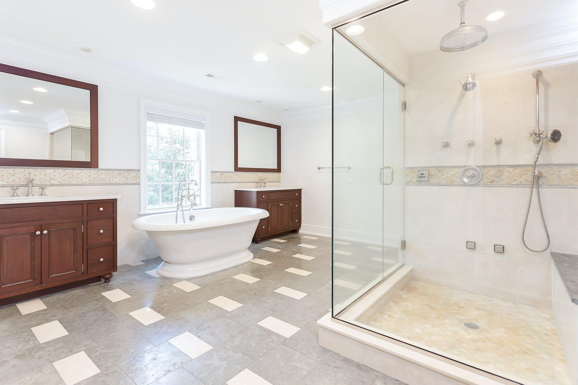 274 Mariomi Road New Canaan, CT 06840 - Photo 29 of 56 a bathroom with a granite countertop sink toilet and shower