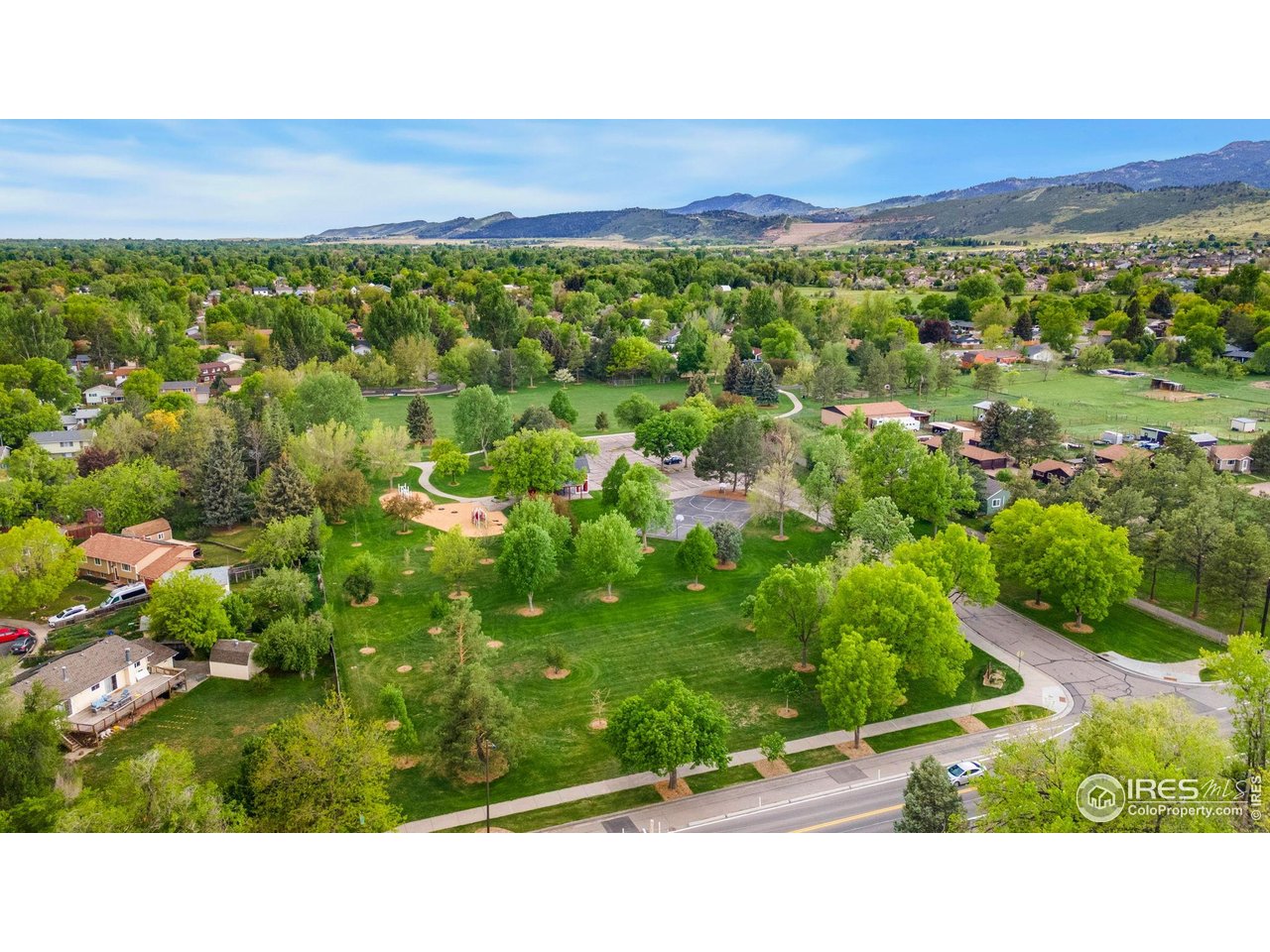808 Tyler Street Fort Collins, CO 80521 - Photo 26 of 40 Aerial view of neighborhood!