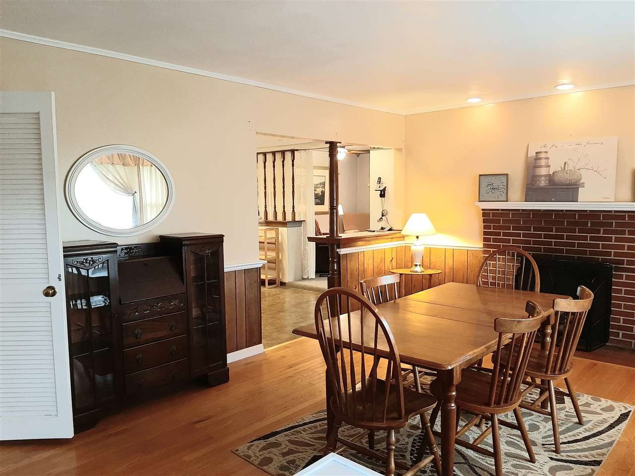 1504 Old Providence Road Raphine, VA 24472 - Photo 28 of 37 a view of a dining room with furniture