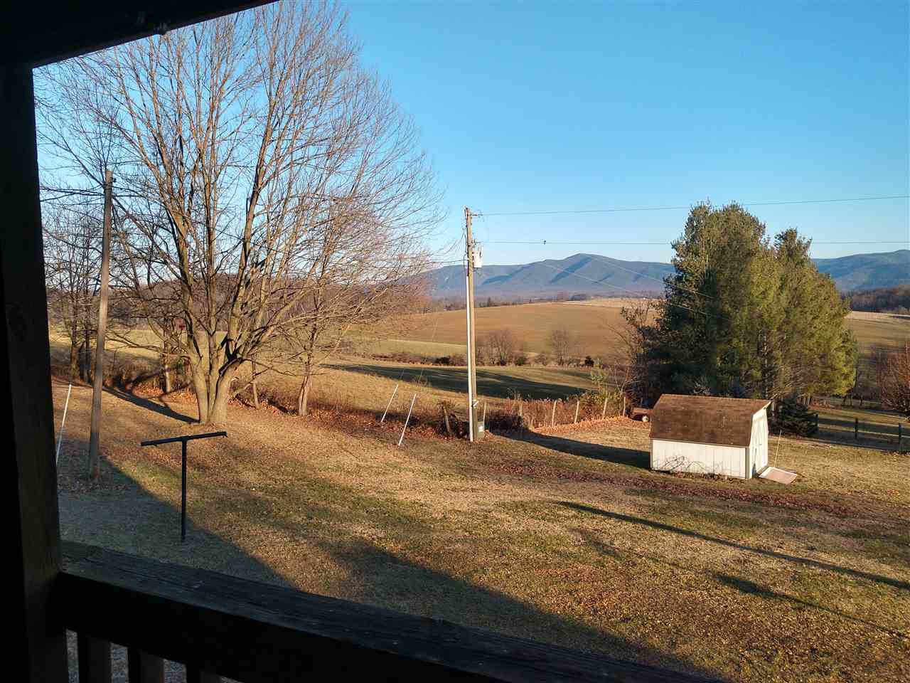 1504 Old Providence Road Raphine, VA 24472 - Photo 36 of 37 a view of a terrace with a bench
