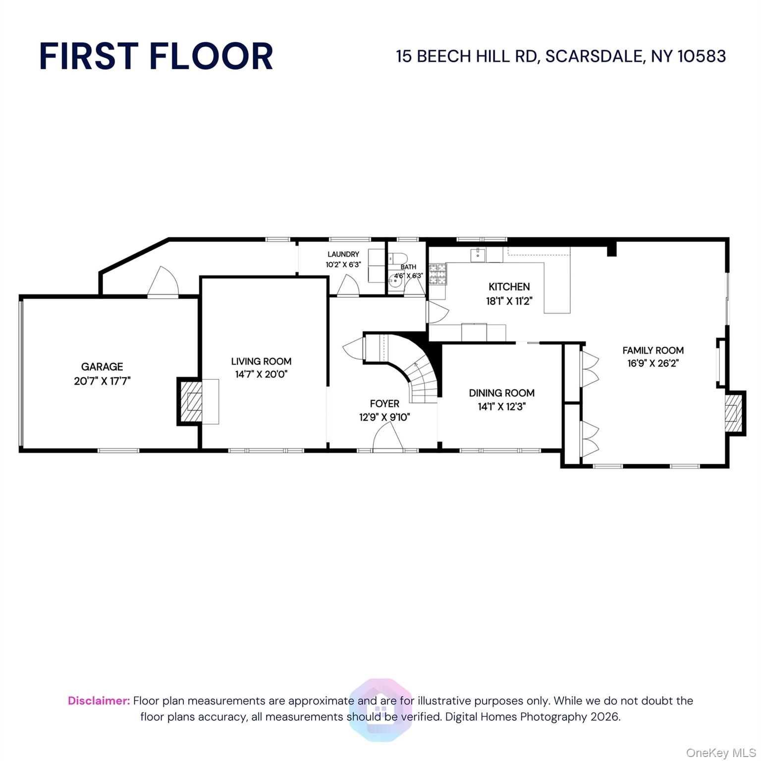 15 Beech Hill Road Scarsdale, NY 10583 - Photo 26 of 27 First Floor Floor Plan
