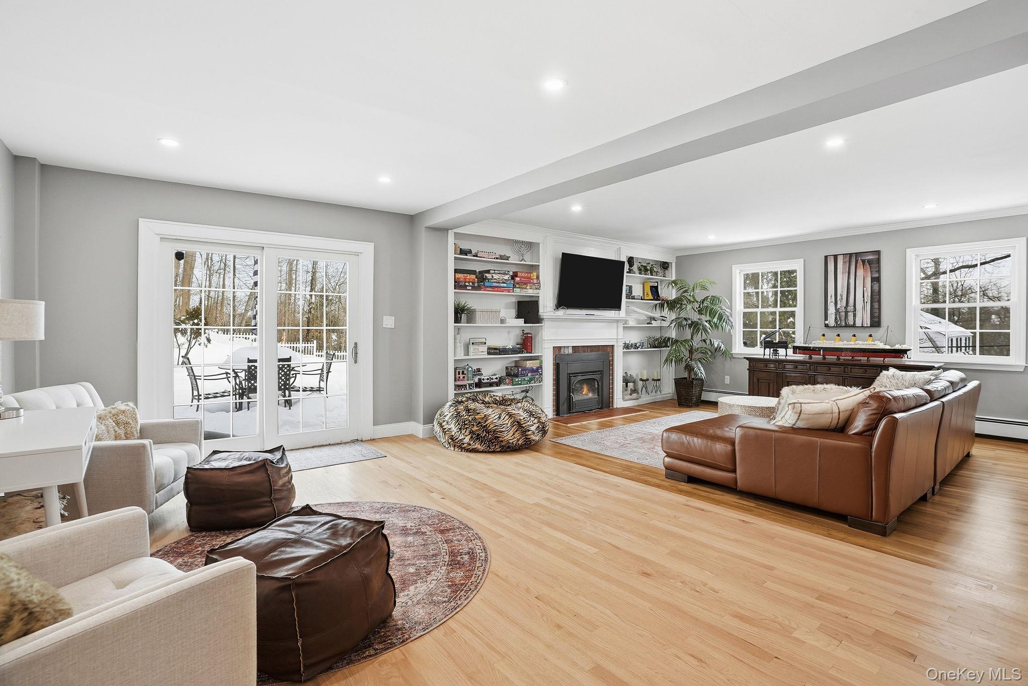 15 Beech Hill Road Scarsdale, NY 10583 - Photo 10 of 27 Open Concept Kitchen/Family Room With Sliders To Private Patio