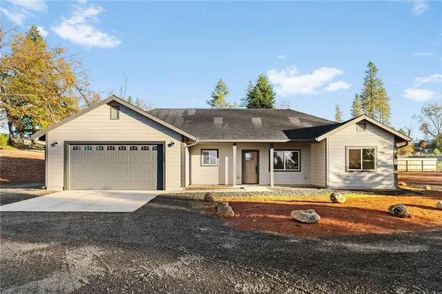 a front view of a house with a yard and porch