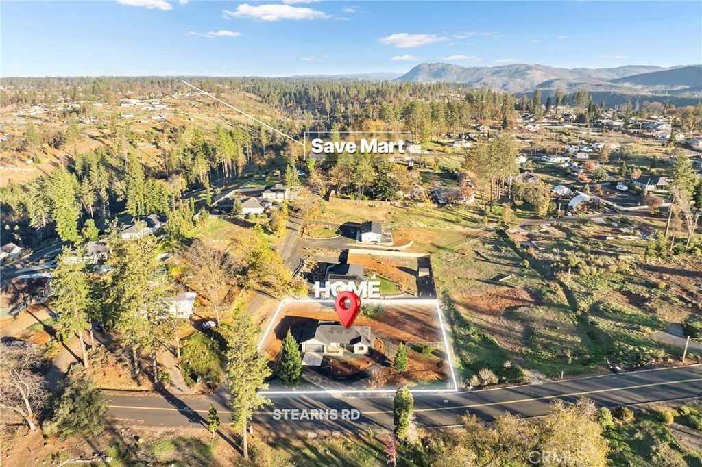2235 Stearns Road Paradise, CA 95969 - Photo 36 of 42 an aerial view of residential houses with outdoor space