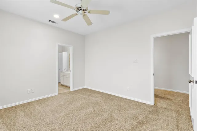 a view of an empty room