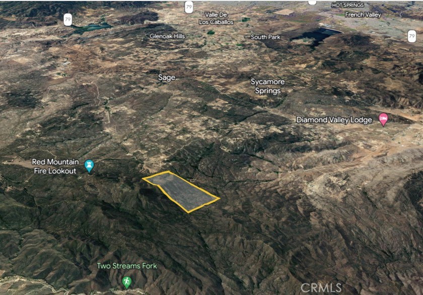 32344 Red Mountain Road Hemet, CA 92544 - Photo 2 of 4 a view of a yard with a bench