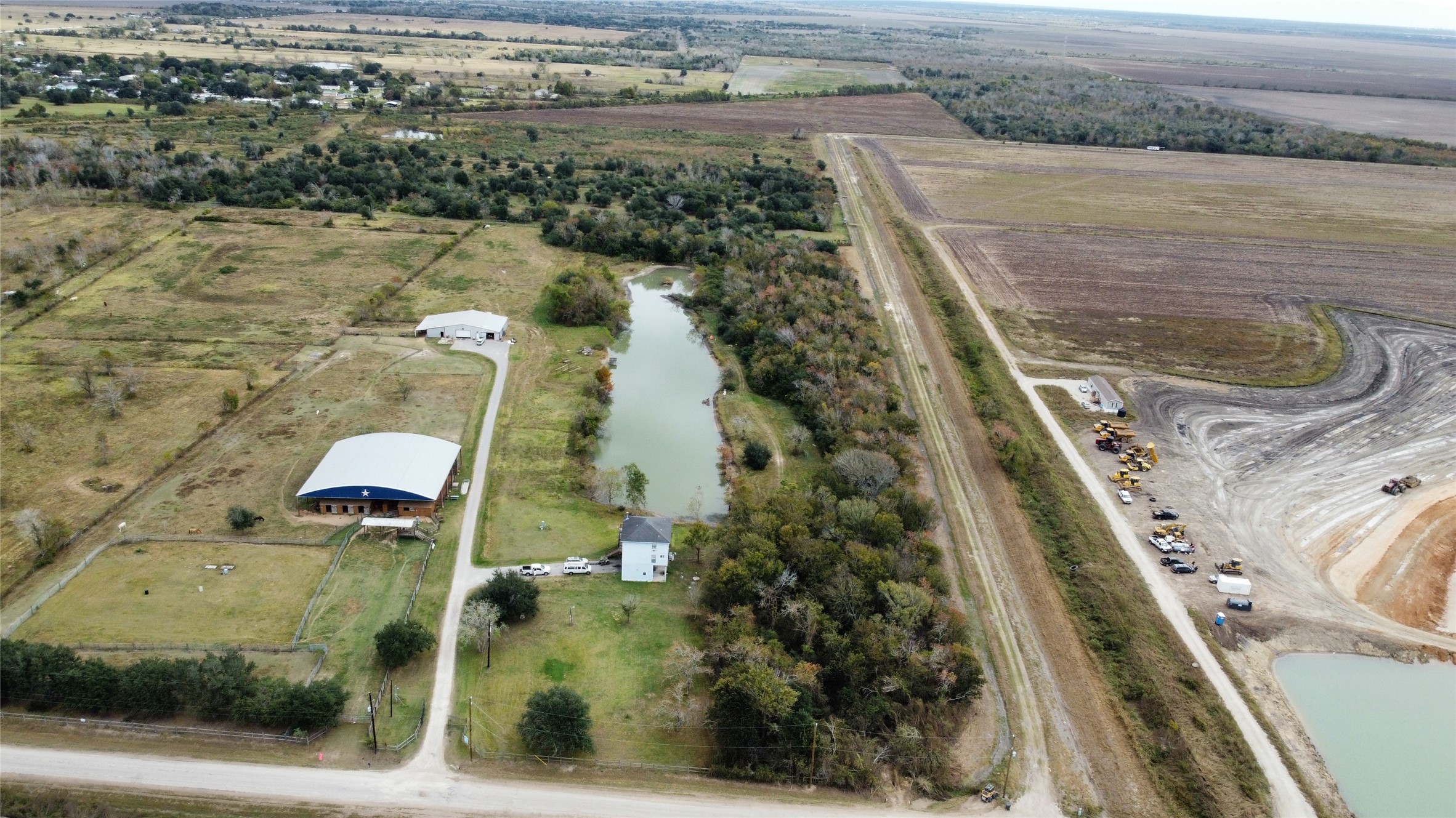 13803 Norris Road Rosharon, TX 77583 - Photo 7 of 29 a bird view of a lake