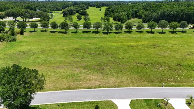 a view of a lake with houses in background