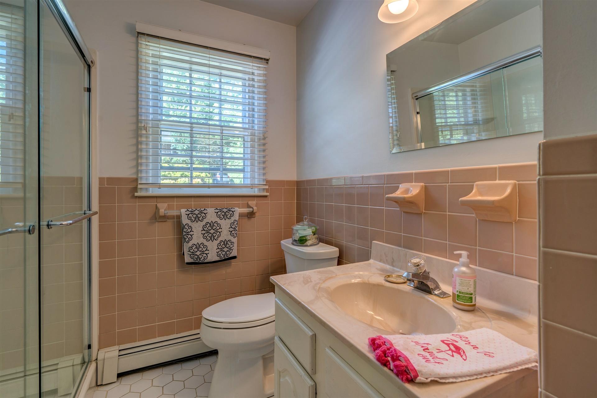 3009 Burnleigh Road Southwest Roanoke, VA 24014 - Photo 29 of 59 a bathroom with a sink toilet and shower