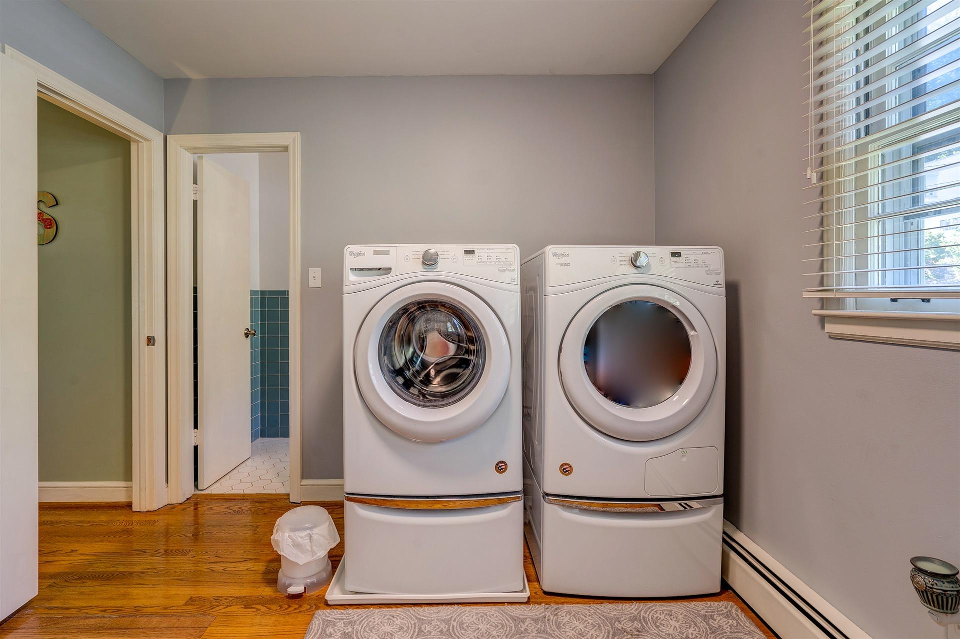 3009 Burnleigh Road Southwest Roanoke, VA 24014 - Photo 50 of 59 a close view of a utility room with dryer and washer