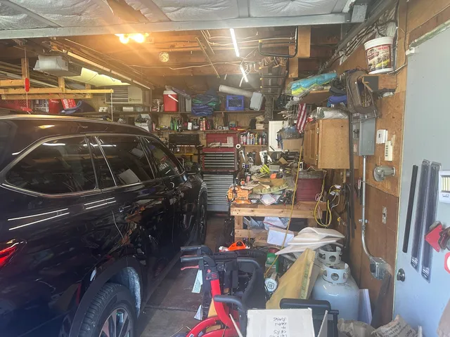 a view of storage and utility room