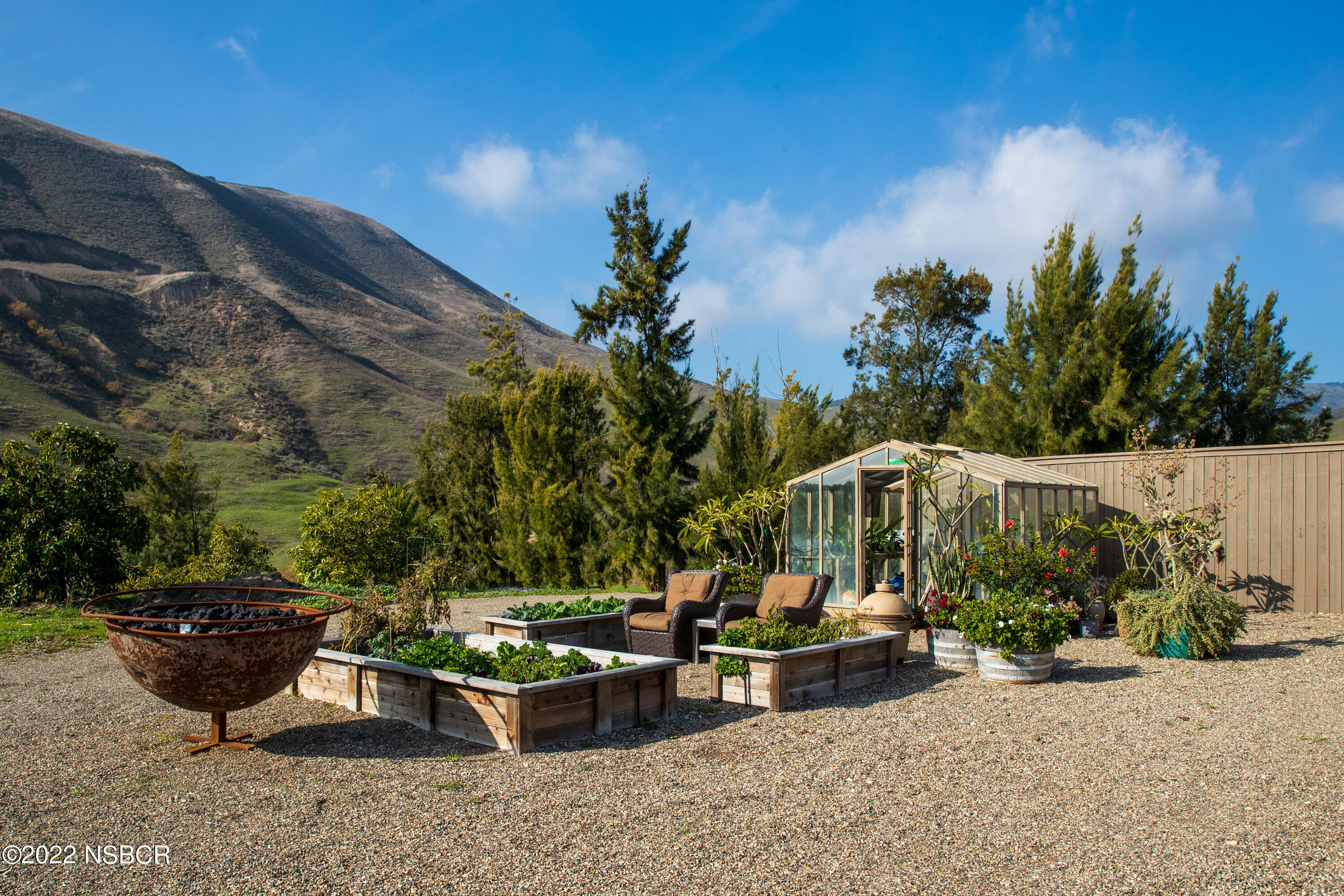 119 Hollister Ranch Road Goleta, CA 93117 - Photo 31 of 41 a view of a backyard with sitting area