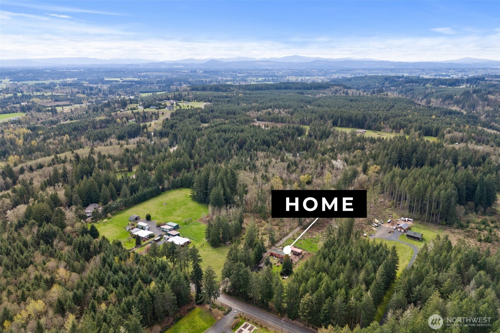 288 Hewitt Road Chehalis, WA 98532 - Photo 5 of 40 an aerial view of a sign board