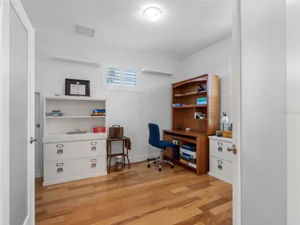 a view of an ocean beach