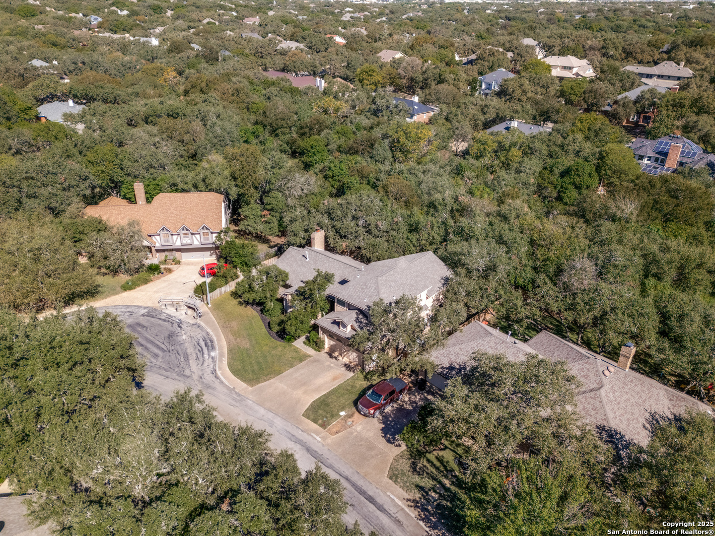 15558 Clover Ridge San Antonio, TX 78248 - Photo 29 of 29 an aerial view of residential house with outdoor space