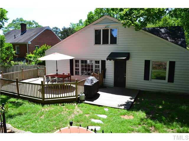 309 Glascock Street Raleigh, NC 27604 - Photo 21 of 23 oversized deck and patio area for your grill