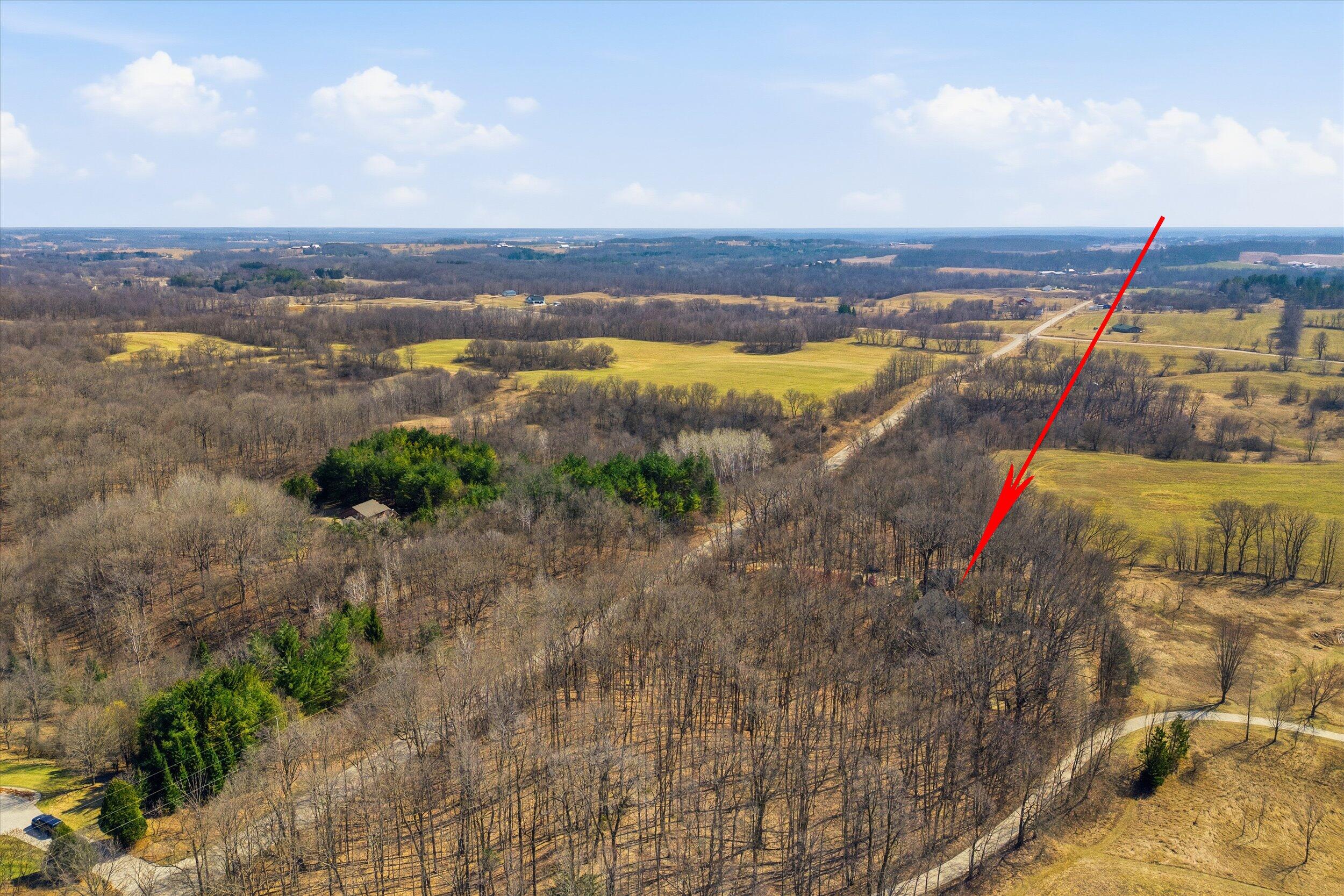 9561 Maple Tree Road Kewaskum, WI 53040 - Photo 37 of 46 aerial view