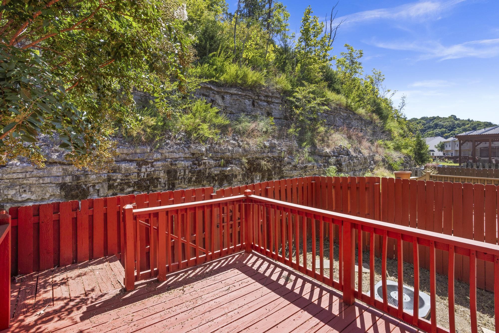 7277 Charlotte Pike, Unit 227 Nashville, TN 37209 - Photo 30 of 36 a view of a balcony with wooden floor