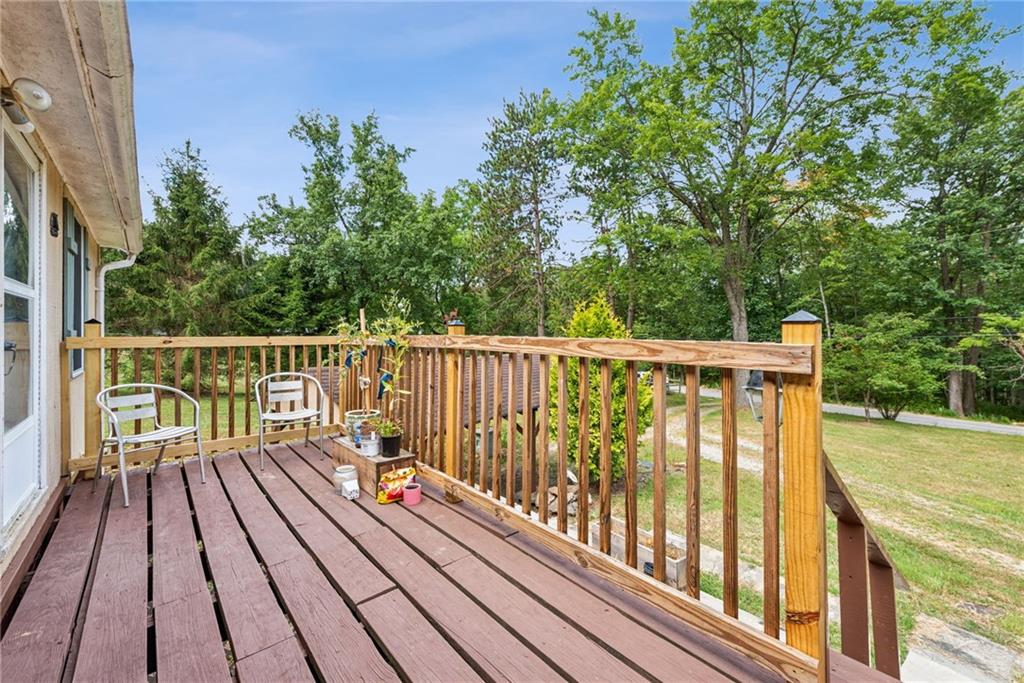 1110 Ross Mountain Park Road New Florence, PA 15944 - Photo 21 of 24 a view of balcony with wooden floor and fence
