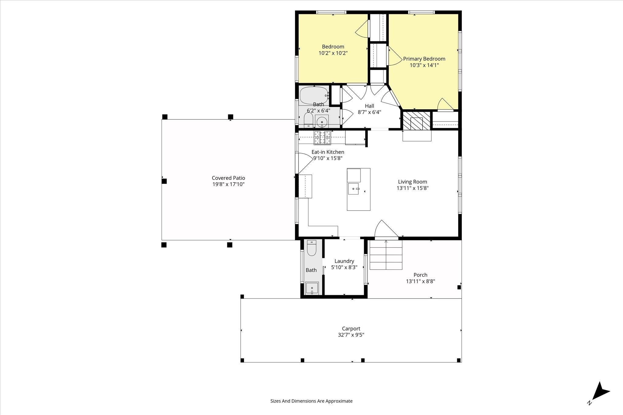 5210 Pineview Lane Mobile, AL 36608 - Photo 17 of 17 Floor Plan