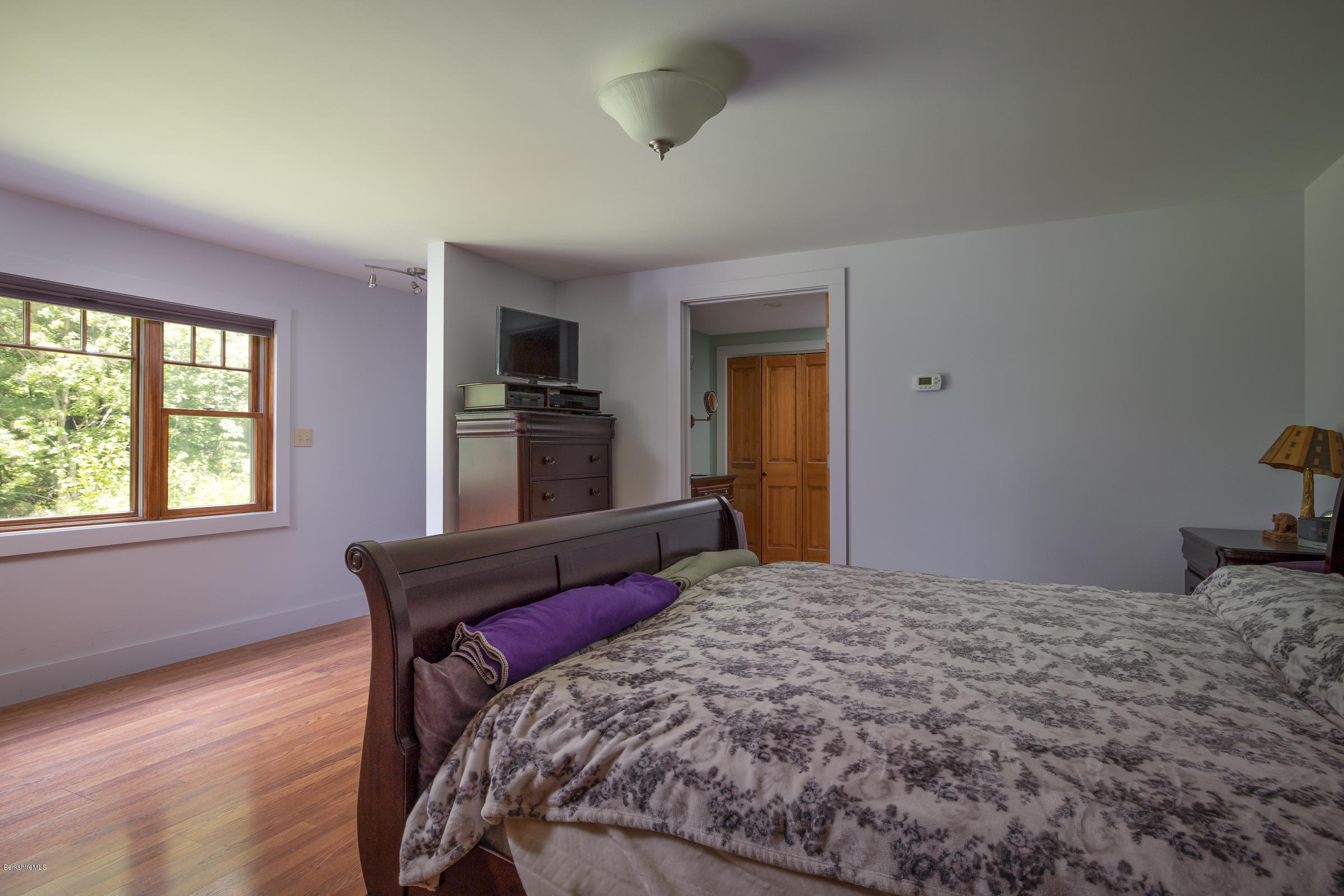 215 Gibbs Road Otis, MA 01253 - Photo 14 of 26 Master Bedroom has view of Pond