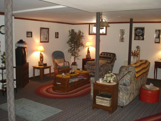 9-10 Hemlock Road Kunkletown, PA 18058 - Photo 5 of 12 a living room with furniture and a fireplace